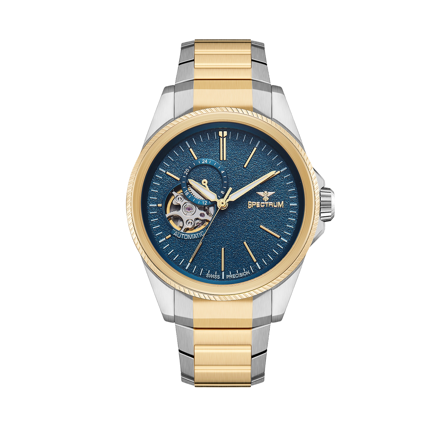Men's Two Tone Gold Watch S17086M- — Spectrum Watch Dubai